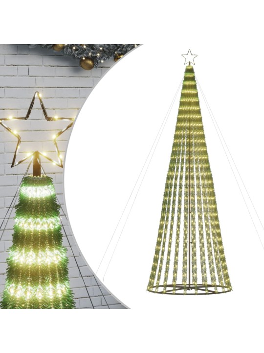 Led ziemassvētku eglīte 688 led silti balta 300 cm