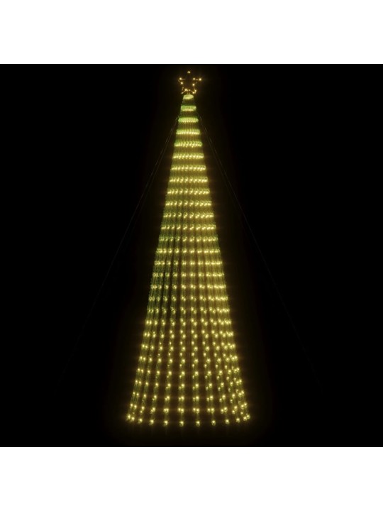 Led ziemassvētku eglīte 688 led silti balta 300 cm