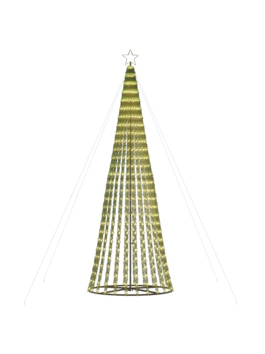 Led ziemassvētku eglīte 688 led silti balta 300 cm