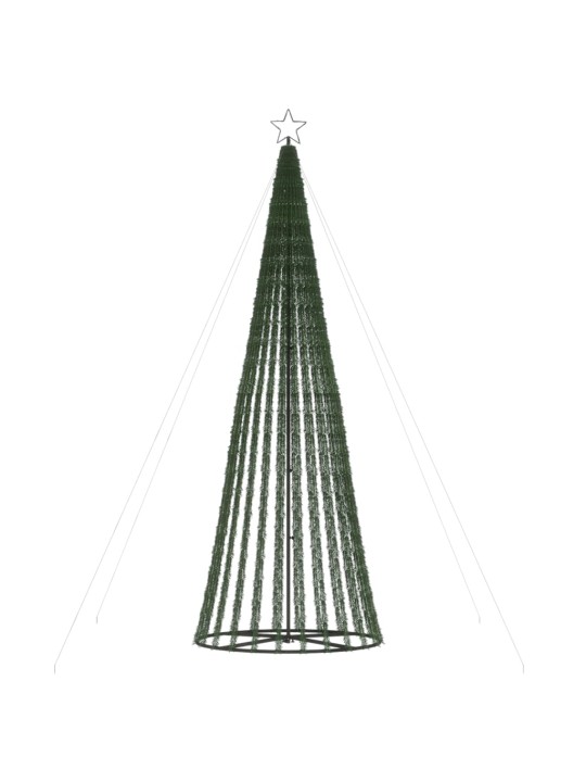 Led ziemassvētku eglīte 688 led silti balta 300 cm