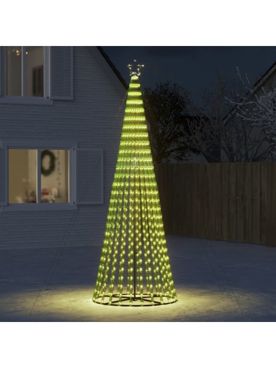Led ziemassvētku eglīte 688 led silti balta 300 cm
