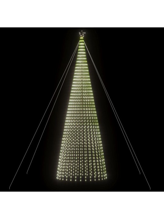 Led ziemassvētku eglīte 1544 led auksti balts 500 cm