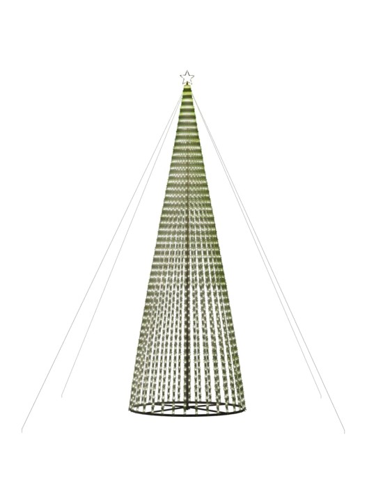 Led ziemassvētku eglīte 1544 led auksti balts 500 cm