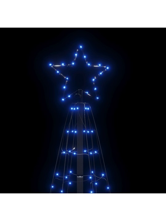 LED Ziemassvētku eglīte ar tapas 220 LED Zila 180 cm