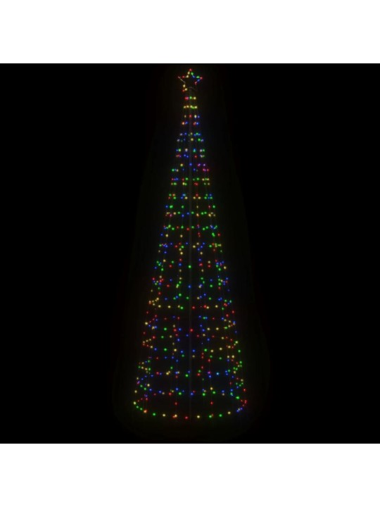 Led ziemassvētku eglīte ar tapas 570 led krāsains 300 cm