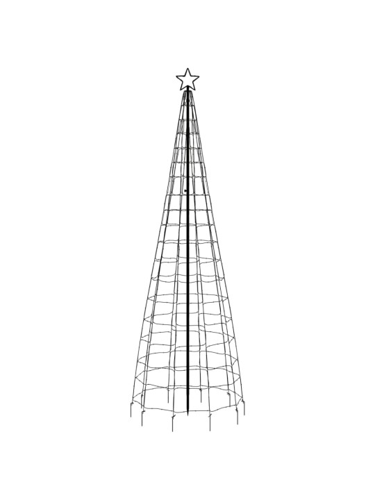 Led ziemassvētku eglīte ar tapas 570 led krāsains 300 cm