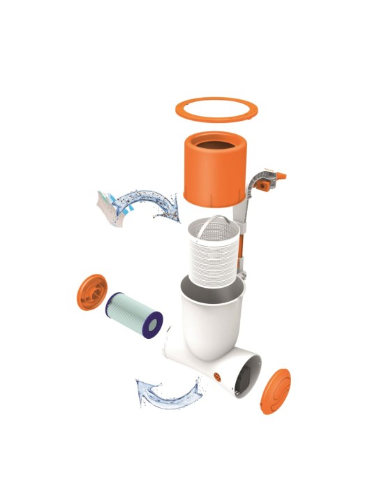 Bestway flowclear baseina filtra sūknis flowclear skimatic, 2574 l/h