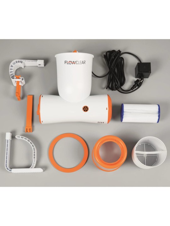 Bestway flowclear baseina filtra sūknis flowclear skimatic, 2574 l/h