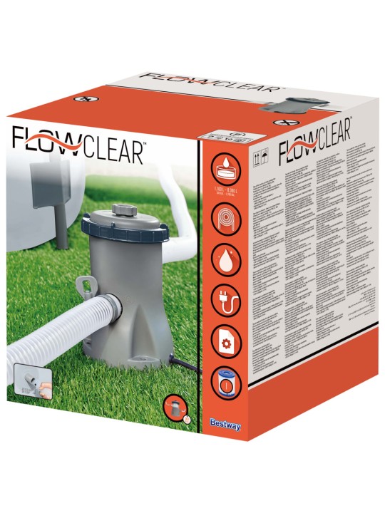 Bestway flowclear baseina filtra sūknis, 330 gal
