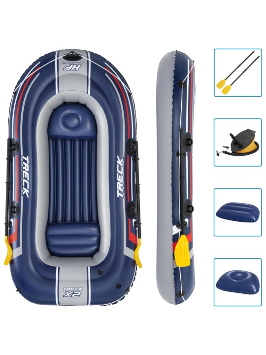 Bestway hydro-force piepūšamā laiva treck x2, 255x127 cm