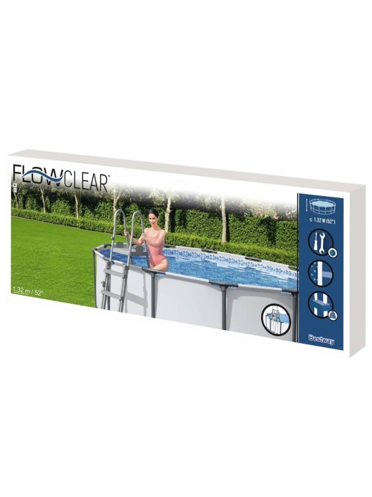 Bestway baseina drošības kāpnes flowclear, 4 pakāpieni, 132 cm