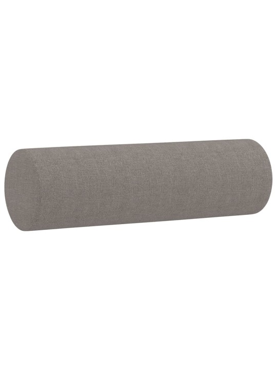 Divvietīgs dīvāns ar spilveniem, pelēkbrūns, 120 cm, audums