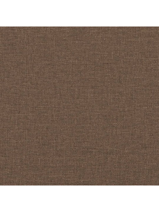 Divvietīgs dīvāns ar spilveniem, brūns, 140 cm, audums