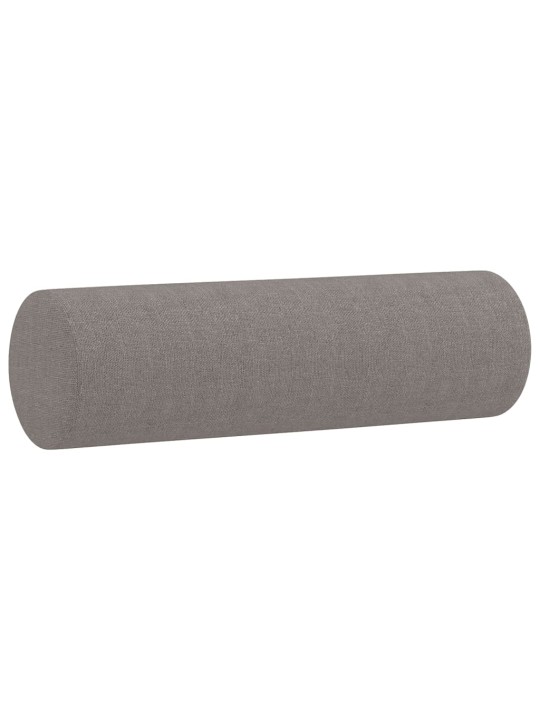 Divvietīgs dīvāns ar spilveniem, pelēkbrūns, 120 cm, audums
