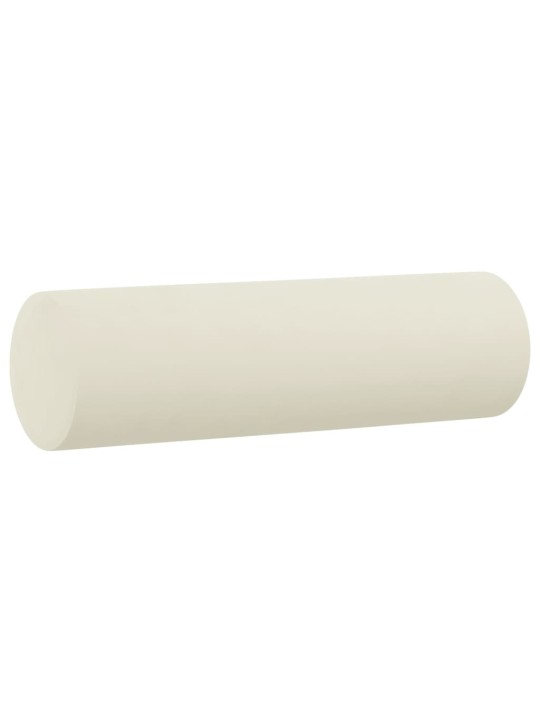 Divvietīgs dīvāns ar spilveniem, krēmkrāsas, 120 cm, samts