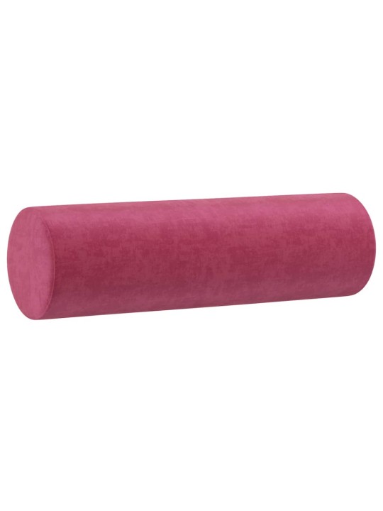 Divvietīgs dīvāns ar spilveniem, vīnsarkans, 140 cm, samts