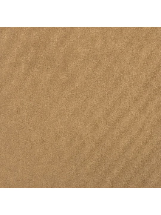 Divvietīgs dīvāns ar spilveniem, brūns, 140 cm, samts
