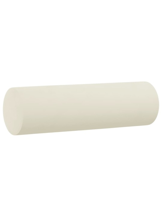 Divvietīgs dīvāns ar spilveniem, krēmkrāsas, 140 cm, samts