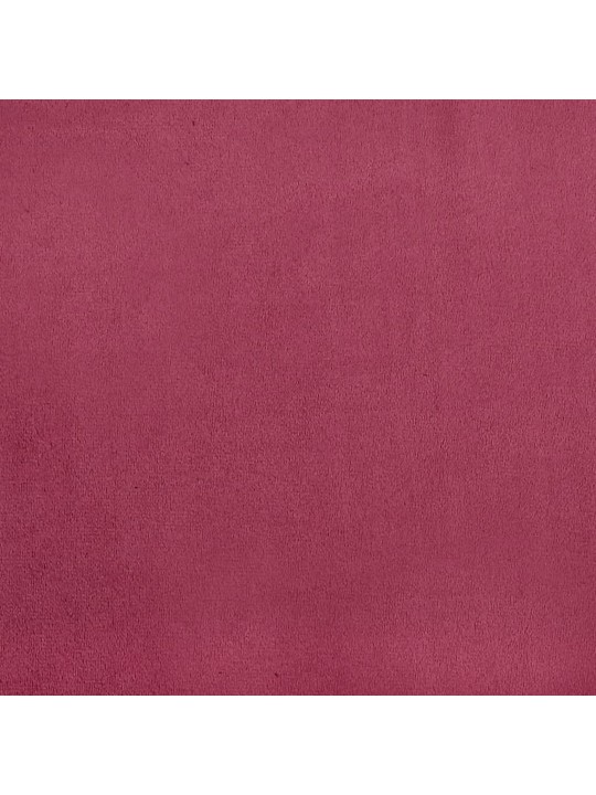 Trīsvietīgs dīvāns ar spilveniem, vīnsarkans, 180 cm, samts