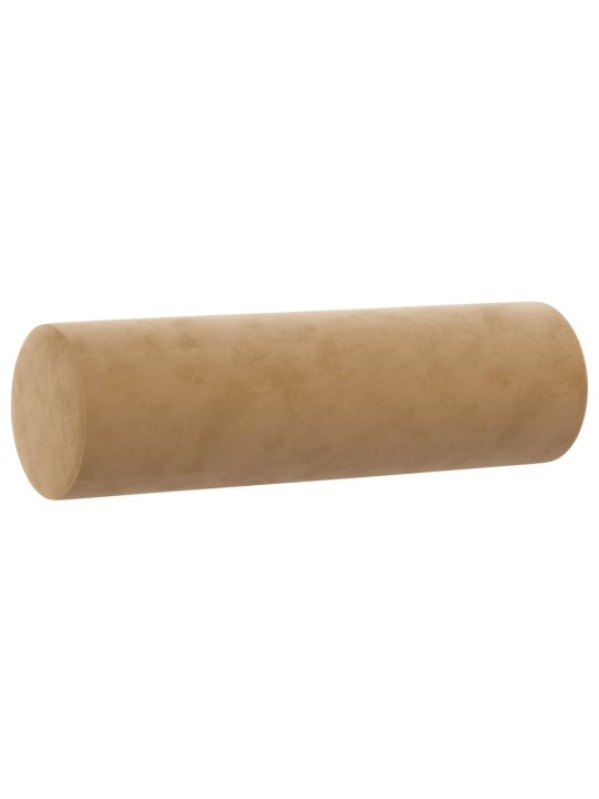Trīsvietīgs dīvāns ar spilveniem, brūns, 180 cm, samts