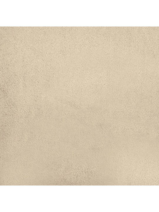 Divvietīgs dīvāns ar spilveniem, krēmkrāsas, 120 cm, audums
