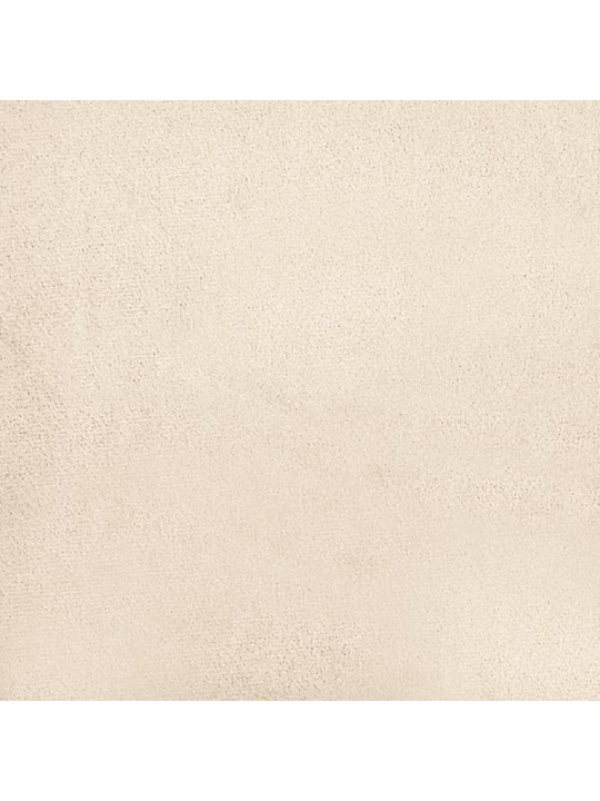 Divvietīgs dīvāns ar spilveniem, bēšs, 140 cm, audums