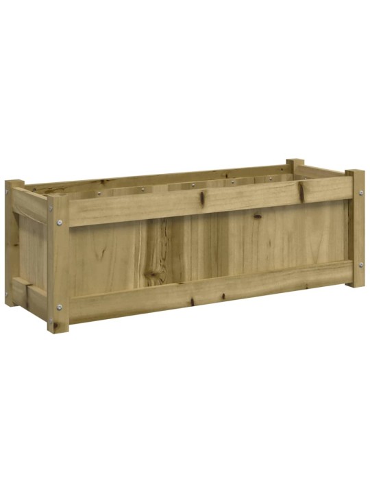 Dārza puķu kaste, 90x31x31 cm, impregnēts priedes koks
