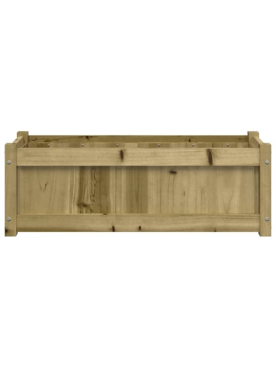 Dārza puķu kaste, 90x31x31 cm, impregnēts priedes koks