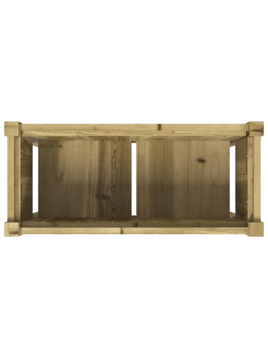Dārza puķu kaste ar kājām, 70x31x70cm, impregnēts priedes koks