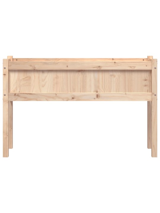 Dārza puķu kaste ar kājām, 110x31x70 cm, priedes masīvkoks