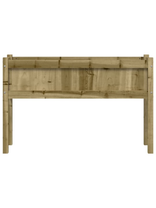Dārza puķu kaste ar kājām, 110x31x70cm, impregnēts priedes koks