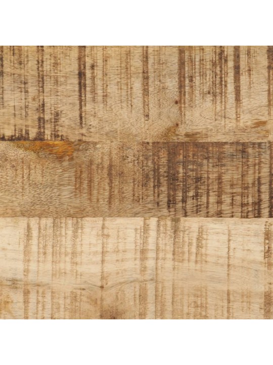 Vannasistabas skapītis, 40x27x90 cm, dzelzs un mango masīvkoks