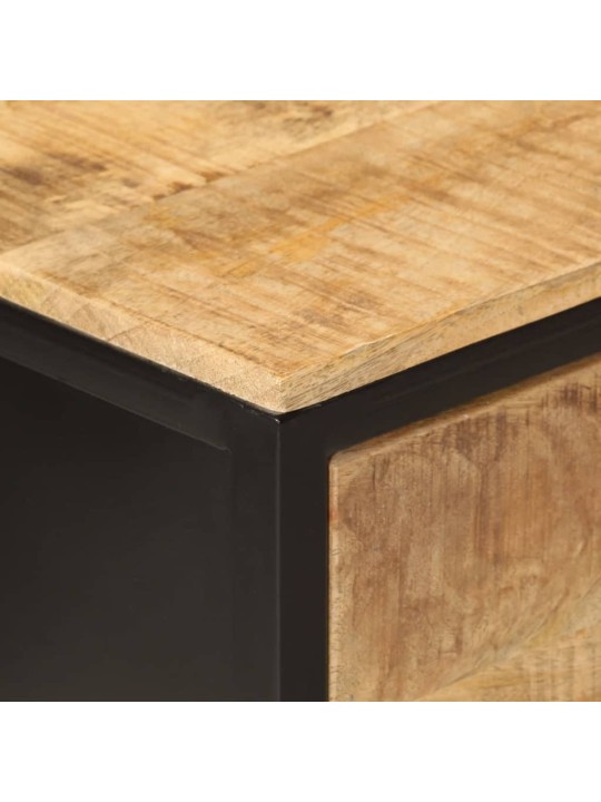 Konsoles galdiņš, 100x35x76 cm, mango masīvkoks, dzelzs