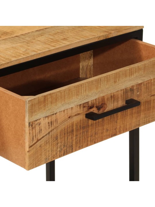 Konsoles galdiņš, 100x35x76 cm, mango masīvkoks, dzelzs