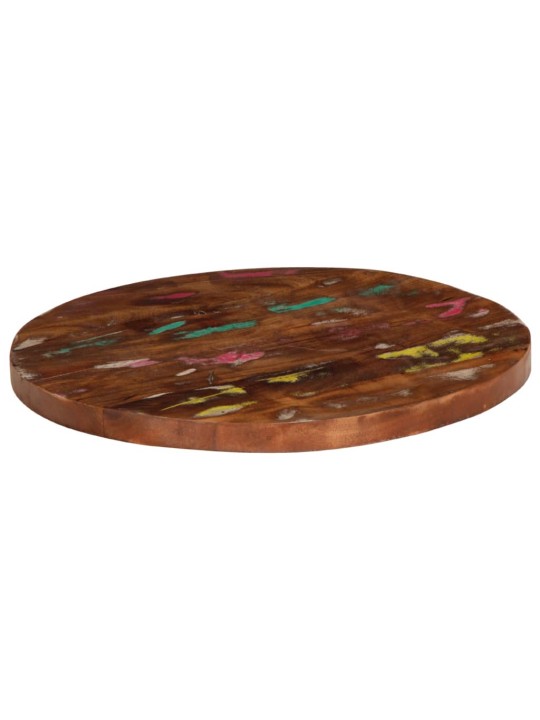 Galda virsma, ø 60x2,5 cm, apaļa, pārstrādāts masīvkoks