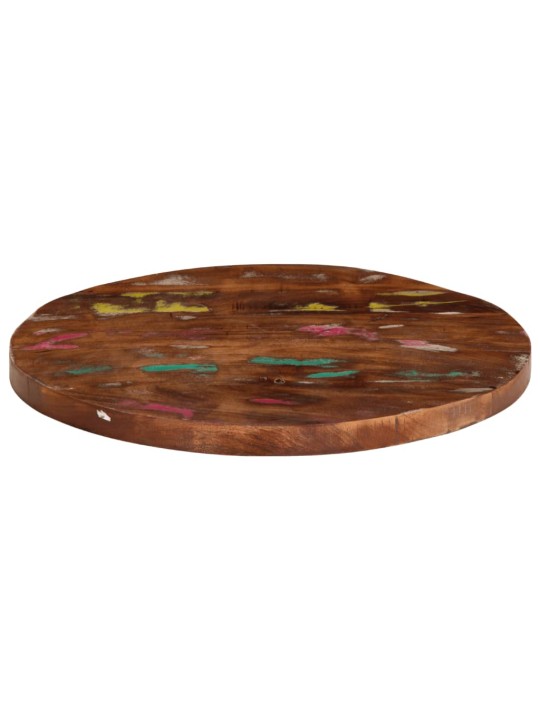 Galda virsma, ø 60x2,5 cm, apaļa, pārstrādāts masīvkoks