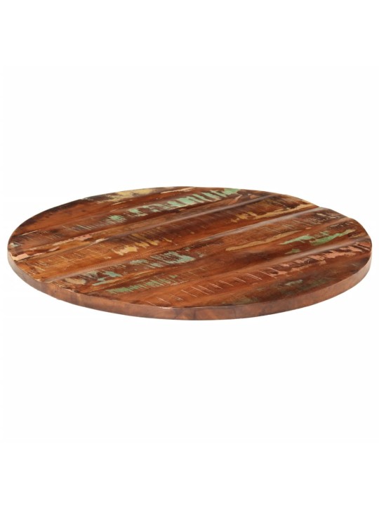 Galda virsma, ø 80x1,5 cm, apaļa, pārstrādāts masīvkoks