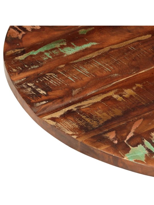 Galda virsma, ø 80x1,5 cm, apaļa, pārstrādāts masīvkoks