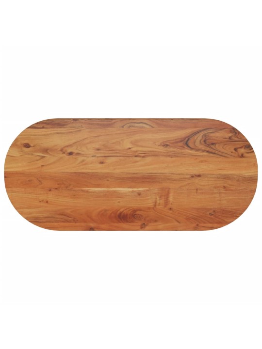 Galda virsma, 90x40x2,5 cm, ovāla, akācijas masīvkoks