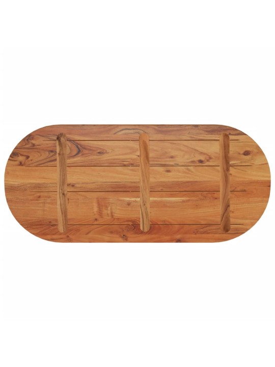 Galda virsma, 90x40x2,5 cm, ovāla, akācijas masīvkoks