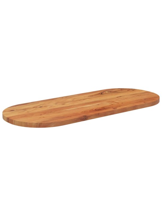 Galda virsma, 120x50x2,5 cm, ovāla, akācijas masīvkoks