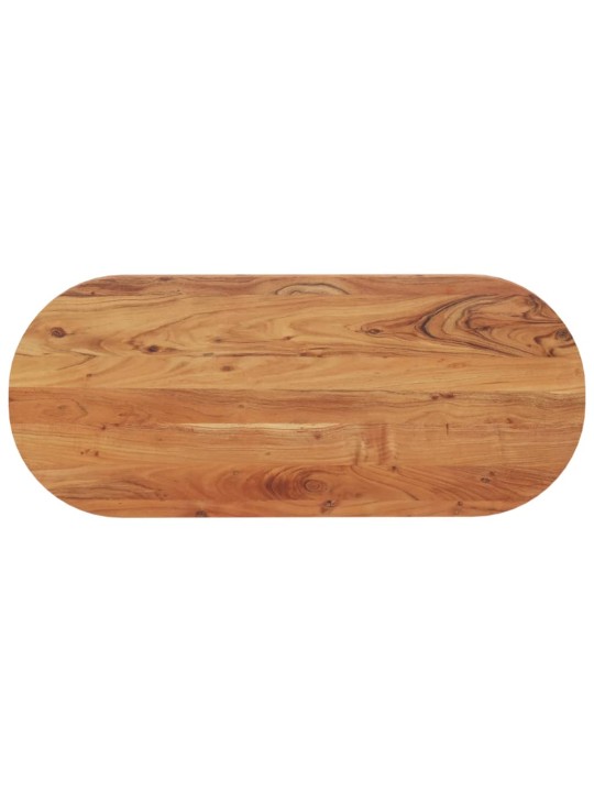 Galda virsma, 120x50x3,8 cm, ovāla, akācijas masīvkoks