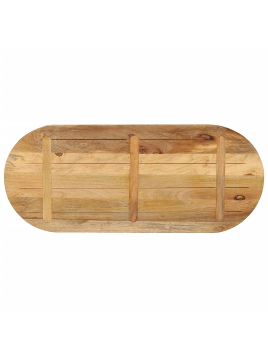 Galda virsma, 110x50x2,5 cm, ovāla, mango masīvkoks