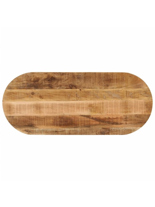 Galda virsma, 120x50x2,5 cm, ovāla, mango masīvkoks
