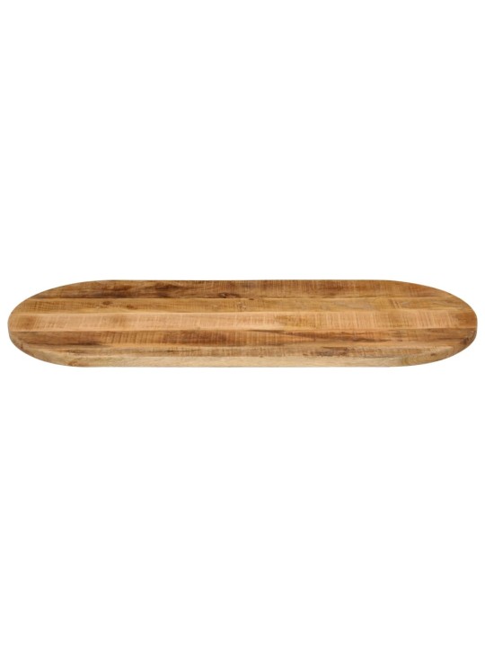 Galda virsma, 120x50x2,5 cm, ovāla, mango masīvkoks