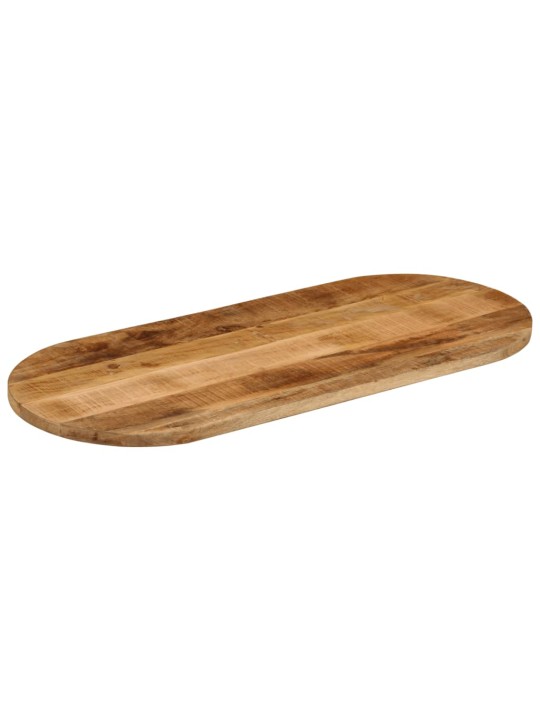 Galda virsma, 120x50x3,8 cm, ovāla, mango masīvkoks
