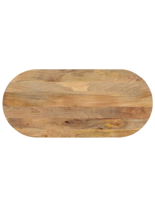 Galda virsma, 90x40x2,5 cm, ovāla, mango masīvkoks