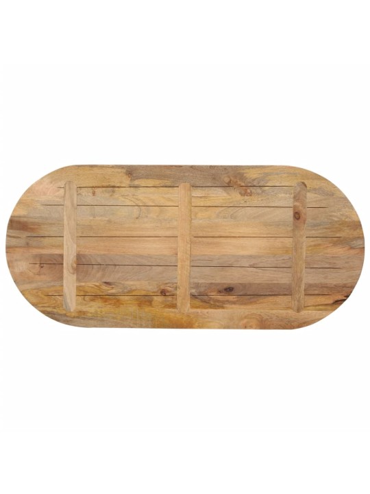 Galda virsma, 90x40x2,5 cm, ovāla, mango masīvkoks