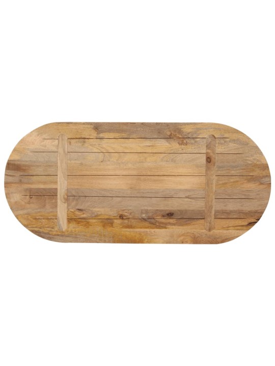 Galda virsma, 80x40x3,8 cm, ovāla, mango masīvkoks