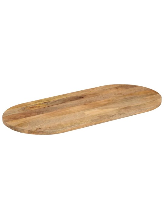 Galda virsma, 120x50x3,8 cm, ovāla, mango masīvkoks